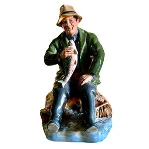 Royal Dalton “A Good Catch” Fisherman Figurine